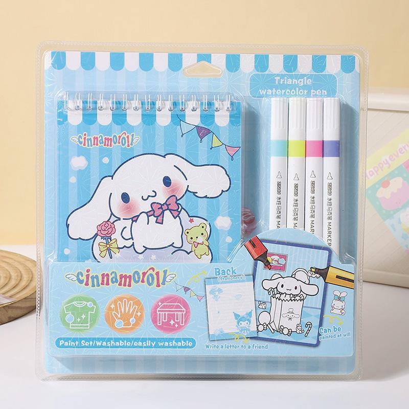 New SanrioStudent Coloring Book Children s Drawing Book DIY Graffiti Tracing Coloring Picture Book Coloring book educational toy