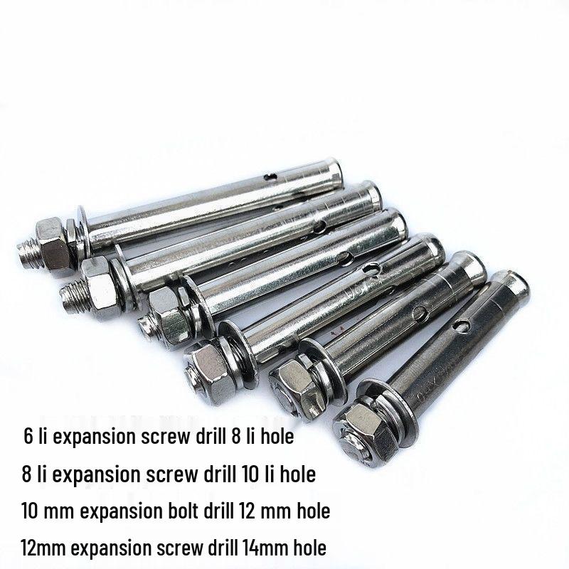 

304/201 Stainless Steel Expansion Bolt – M8 M10 M12 Options 201 Material - M6X50 (Box of 100)