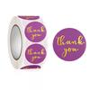 500Pcs Round  Thank You Label Stickers Used For Shipping And Mailing Box Seal Labels Decorative Gifts Stickers
