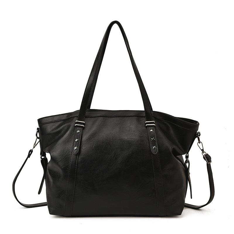High-end Vintage Women's Tote Shoulder Bag, Trendy Crossbody Bag