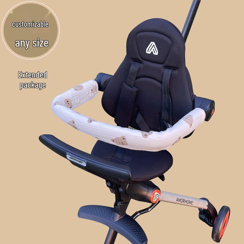 Ya De Zhu Baby Stroller Gloves with Guardrail & Water-Resistant Towel