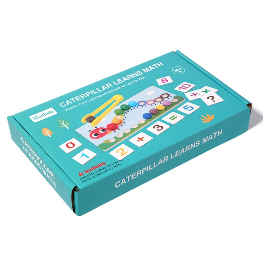 Caterpillar Operation Clip Bead Toy Color Concentration Training Parent-child Interaction Desktop Children's Puzzle Early Educat