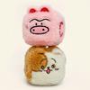 Bag Charm Plush Little Pig Pendant School Bags Plush Pendant Plush Dog Keychain  Small Pendant