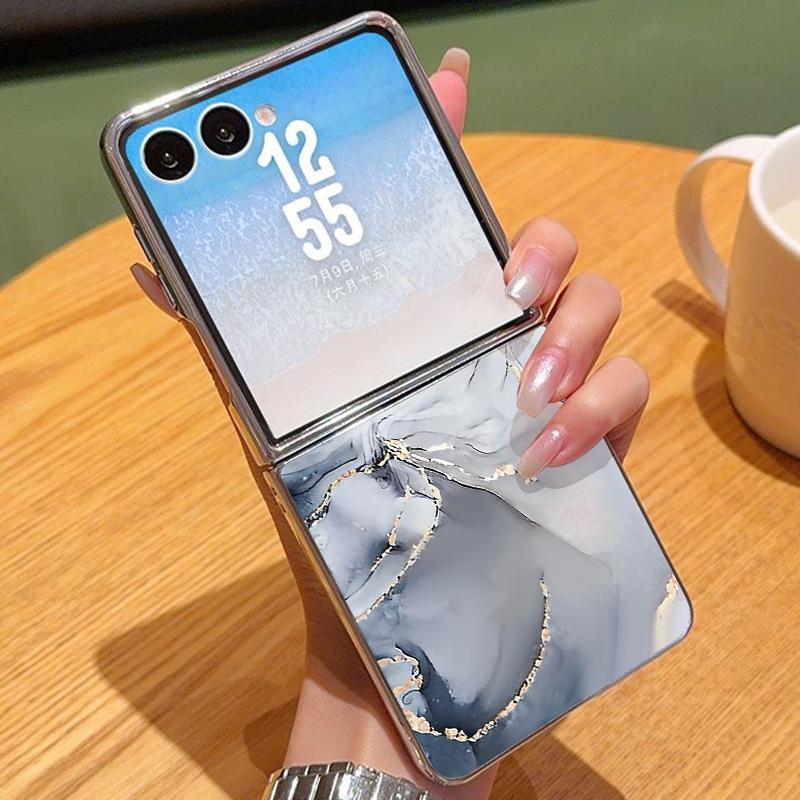 

Чехол с узором под белый мрамор для Samsung Z Fold 7 6 5, роскошный гибридный 3-в-1, кожаная накладка, покрытие, складной чехол для телефона для Samsung Z Fold7 Fold6 Fold5 Samsung Z Flip7 FE/Flip6 бежевый