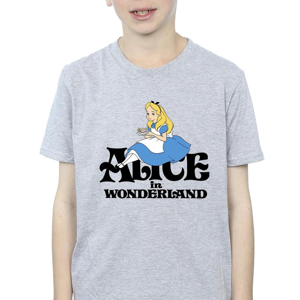 Disney Boys Alice In Wonderland Tea Drinker Classic T-Shirt