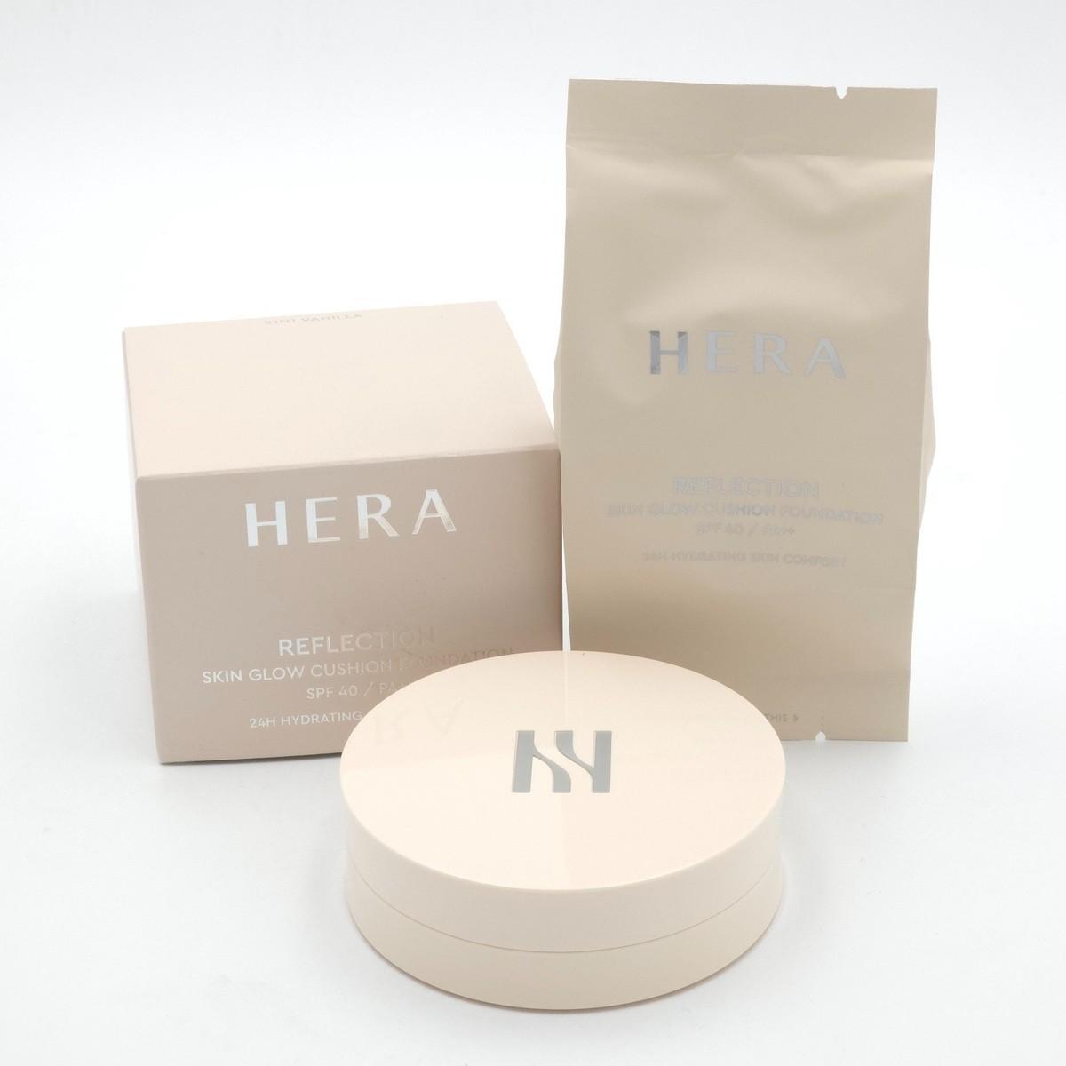 

Hera Reflection Skin Glow Cushion Foundation Special Set 23N1 Beige SPF40/PA++15g+15g Refill Korean Luxe Brand Store