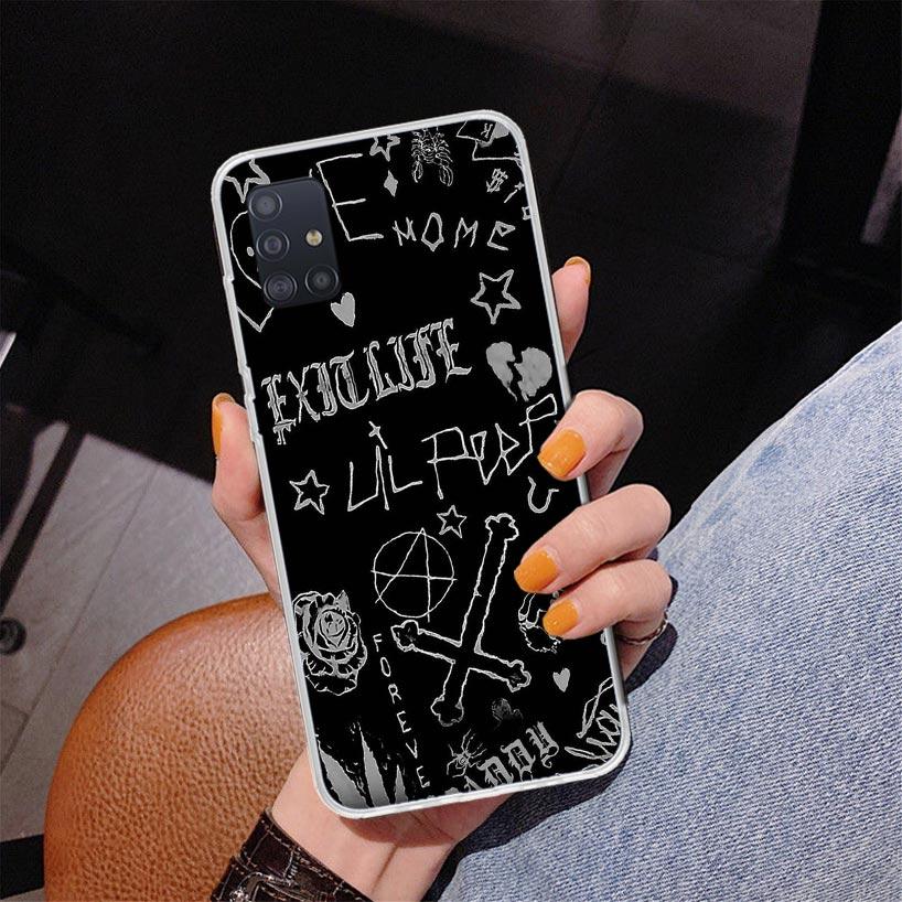 Lil Peep Singer Phone Case For Samsung Galaxy A52 A32 A22 A12 A51 A31 A50S A30S A20S A10S Note 20 Ultra 10 Plus S10 A72 A71 Gala