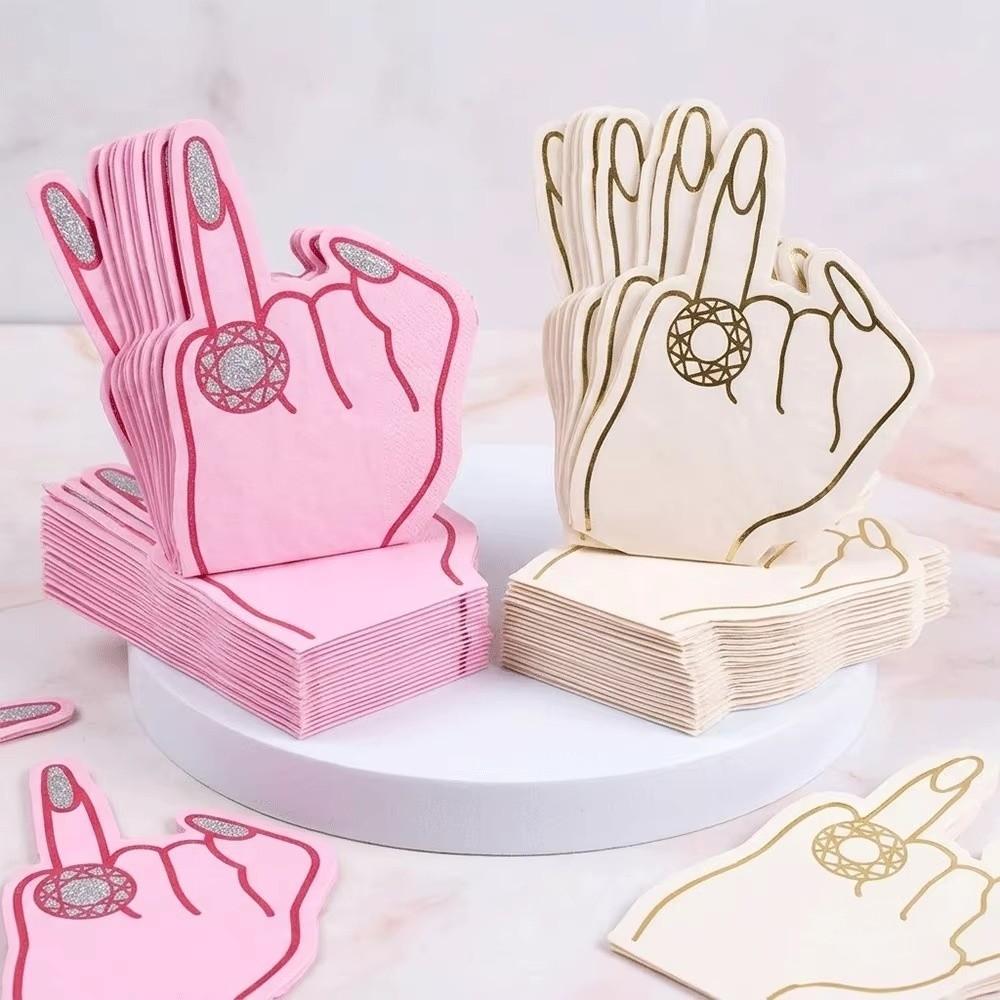 20pcs Disposable Bachelorette Party Napkins Eco-friendly Cocktail Napkins  Engagement Party