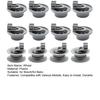 Dishwasher Wheels Heavy Duty Replaceable Plastic Dishwasher Parts Lower Rack Wheel for Bosch/for Beko