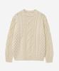 VTWO Daily Cable Soft Knit_Cream