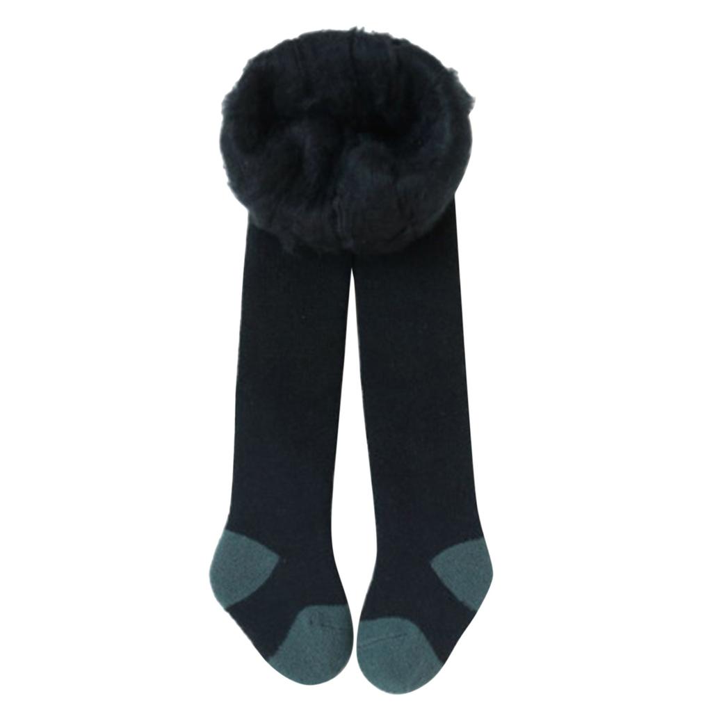 Winter Baby Kids Girls Thickened Lined Warmth Fleece Long Pants Leggings