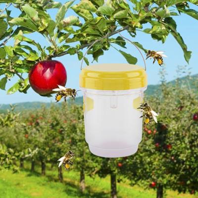 Wasp Trap Hanging Design Catch Flies Gnats Bees Wasps Trap Easy To Use And Clean Effective Insect Catcher for