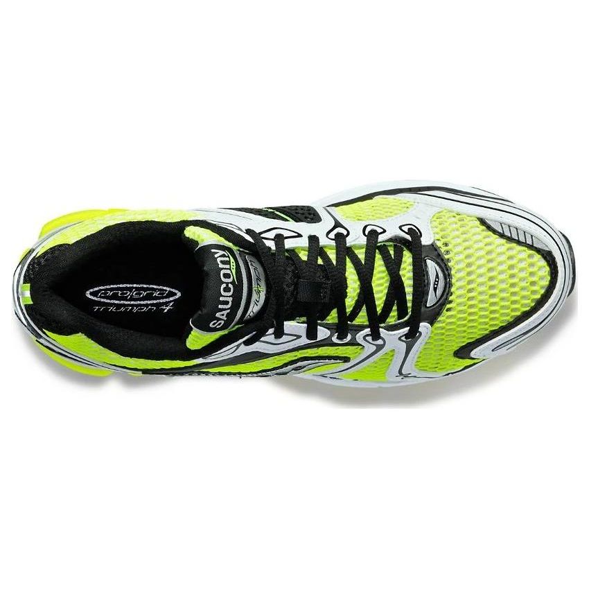 SAUCONY Baskets Unisexes ProGrid Triumph 4 Jaune Argent S70704-6