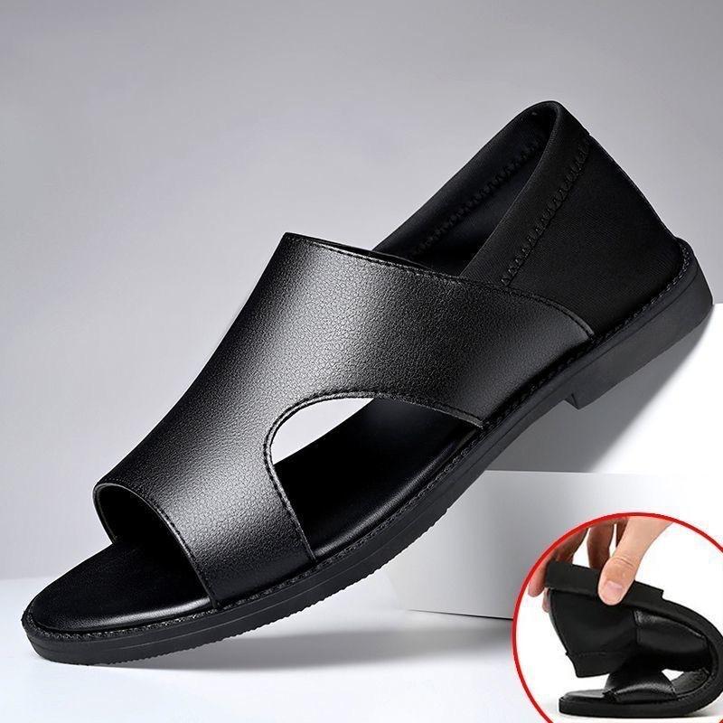 Men S Casual Clog Sandals Breathable Soft Sole Outdoor Beach Slip On Driving Shoes