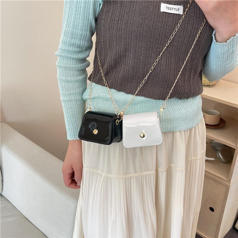 Spring Girl Mini Saddle Bag Women's New Change Bag Casual Earphone Small Bag Shoulder Messenger Bag