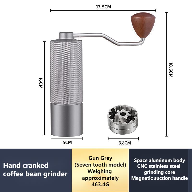 Hand Cranked Bean Grinder Hand Ground Coffee Machine Coffee Bean Grinder Manual Coffee Grinder Kitchen Bar Counter Utensils