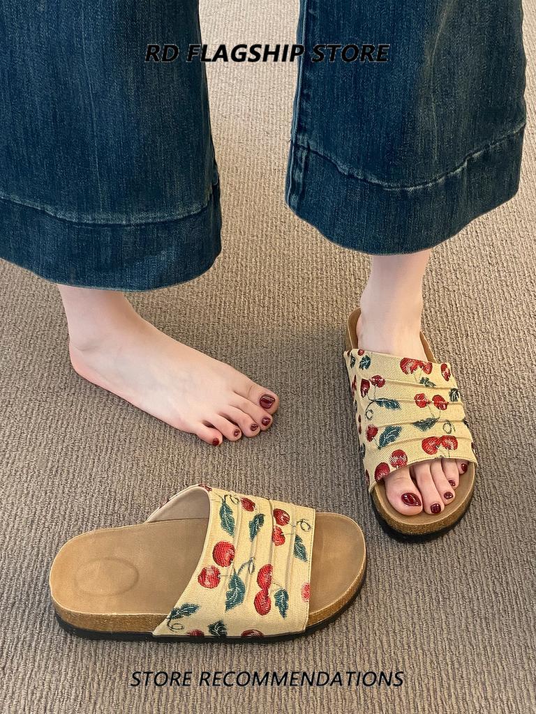 Fashion Female Shoes Slippers Soft Platform Slides 2025 Comfort Retro House Slippers Platform Shoes Slipers Women Slides 2025 Soft