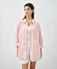 MONGDOL Soft Touch Oversized Cotton Shirt Light Pink Mdsh027Lpink