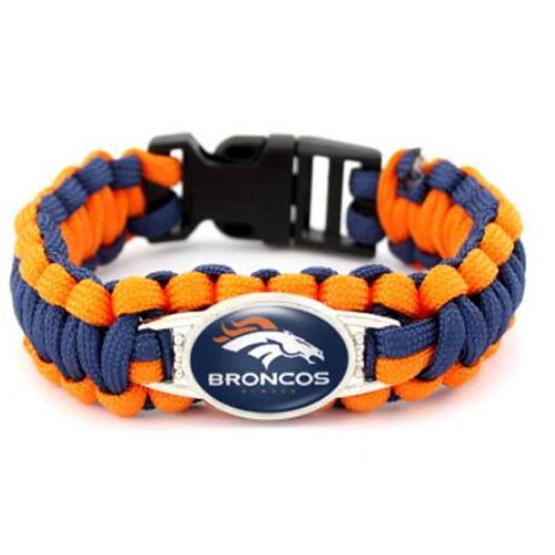 Handgeflochtenes NFL Paracord-Armband für Herren - 32 Teamoptionen für europäische & amerikanische Sportler