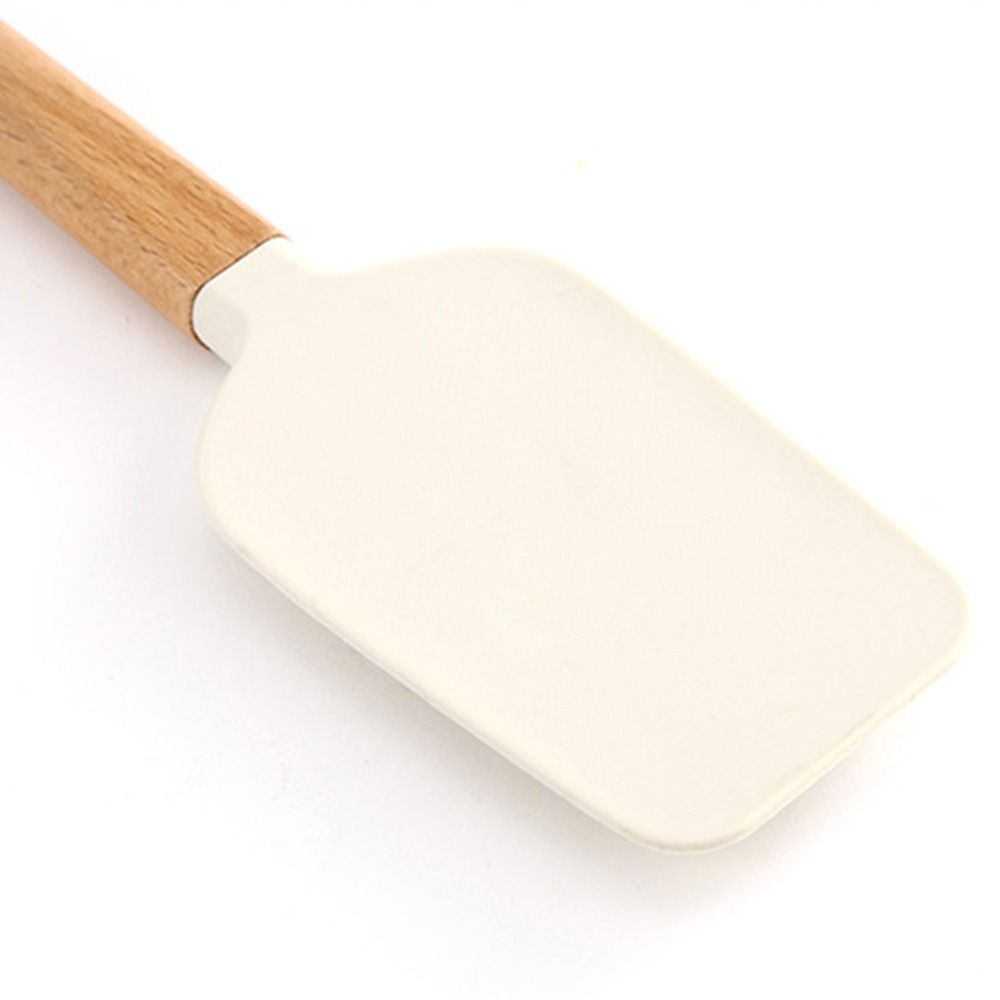 Silicone Baking Scraper Long Handle Pastry Blenders Cake Mixer Cream Spatula  Kitchen