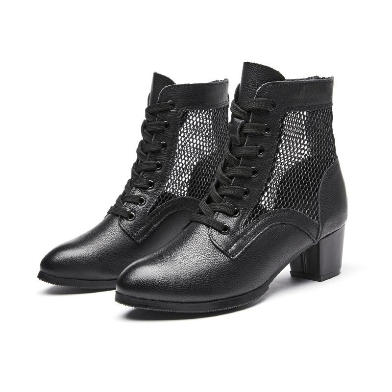 

Gao Bang Rear Zipper Fashion Pointed Women s Square Dance Boots with High Heels Catwalk Shoes. 34