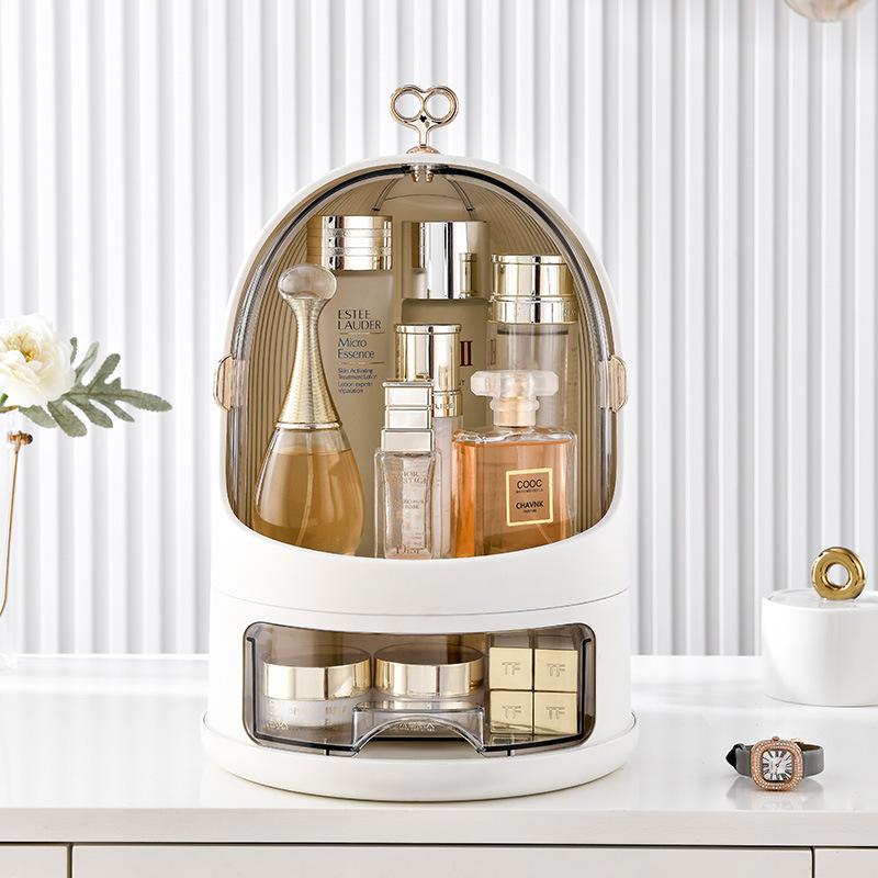 Luxury Cosmetics Storage Box Drawer Type Dust-proof Large Capacity Household Lipstick Skin Care Products Facial Mask Storage Rack