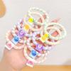Colorful Elastic Hairbands Scrunchies Beads Hair Tie Rim Cute Hair Accessories Ponytail Candy Colors Rubber Band For Hair