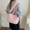 Wasserdichte Nylon-Tragetasche für Damen, große Kapazität, Umhänge-Crossbody-Handtasche mit Reißverschluss