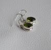 Natural Peridot Earrings, Handmade Earrings, Green Gemstone Earrings, 925 Sterling Silver Earrings, Gift for her, Oval Earring