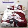 Cartoon Pattern Bedding Quilt Set Quilt Cover Pillowcase Home Decoration Birthday Gift (1 * Duvet Cover + 2 * Pillowcase, Without Core)