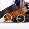 Women's Belt Fashionable and Personalized Round Buckle Belt Simple and Trendy Rivet Belt Korean Y2K Style Jeans Belt Women Belts