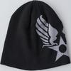 AVIREX LOGO Single Knit Watch Single USAF Black Beanie, Cap, Men's, Short, Autumn/Winter, Golf, Black, Cap, Knit, Watch,