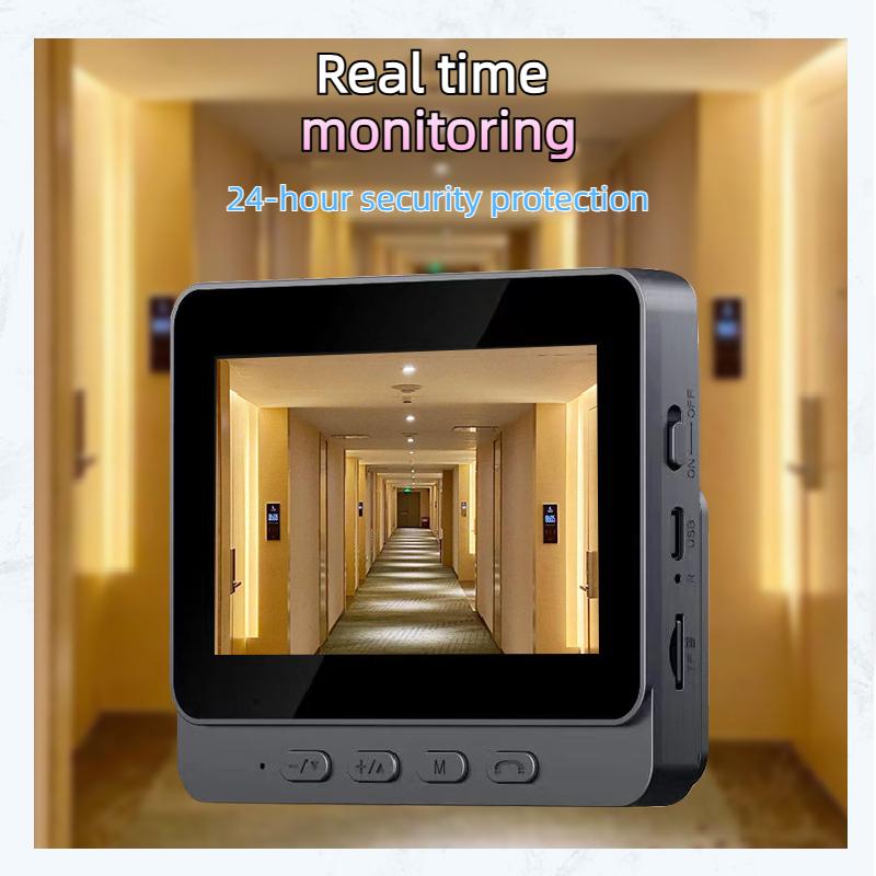 Intelligente Drahtlose Video-Türklingel 4,3-Zoll-Display 2,4G Zuhause Hochauflösend Nachtsicht Video Sprach-Gegensprechanlage Überwachung