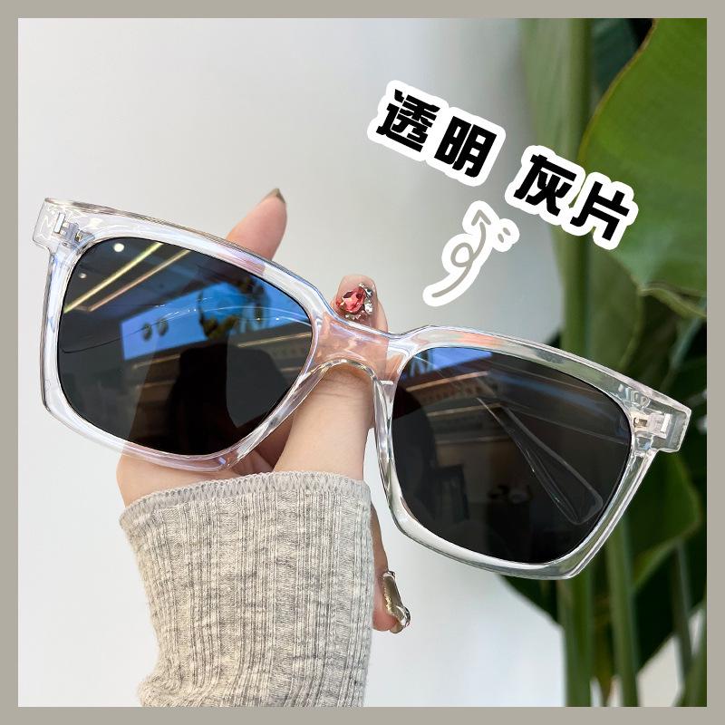 New G Large Frame Sunglasses for Men & Women: Stylish, Slimming, Handsome, Anti-UV, Fashionable Sun Protection.