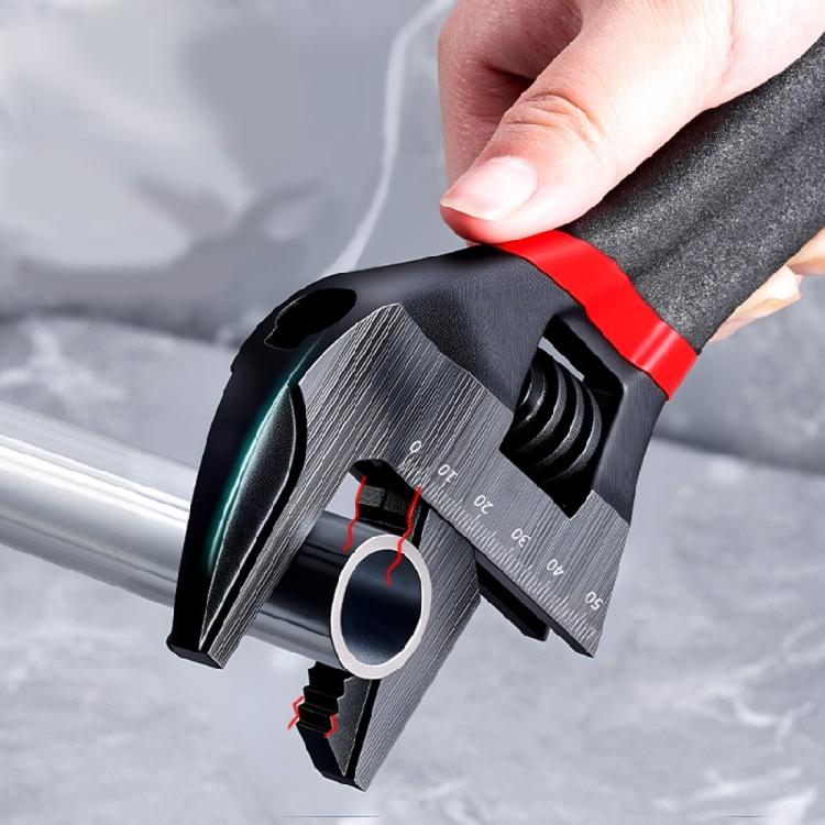 Handle Wide Jaw Wrench Home Repair Adjustable Wrench Crafted For Professional Plumbers And DIY Handymen Projects