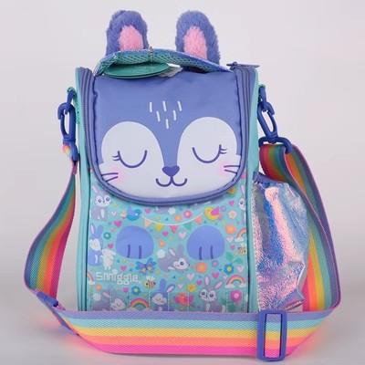 Smiggle Kids Lunch Bag Large Capacity Insulated Lunch Box Tote for School Students Portable Meal Cooler Bag Cute Design