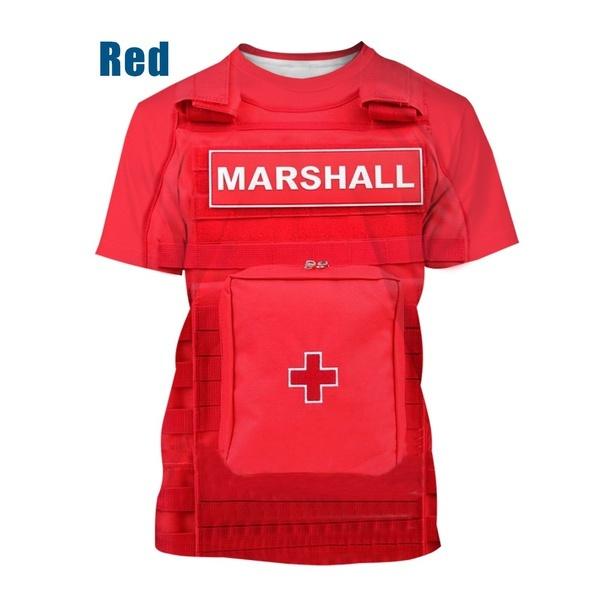 

Летняя новая модная мужская и женская детская футболка с 3D принтом, повседневные футболки с короткими рукавами и круглым вырезом XXS красный