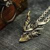 New  Simple Retro Trend Death Wing Monster Necklace Pendant Men and Women Hip Hop Punk Rock Cool Gift Pendant Accessories