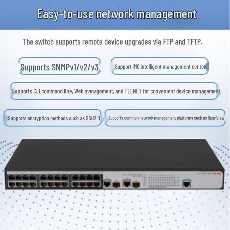 H3C LS-S2626V2-PWR Managed PoE Switch