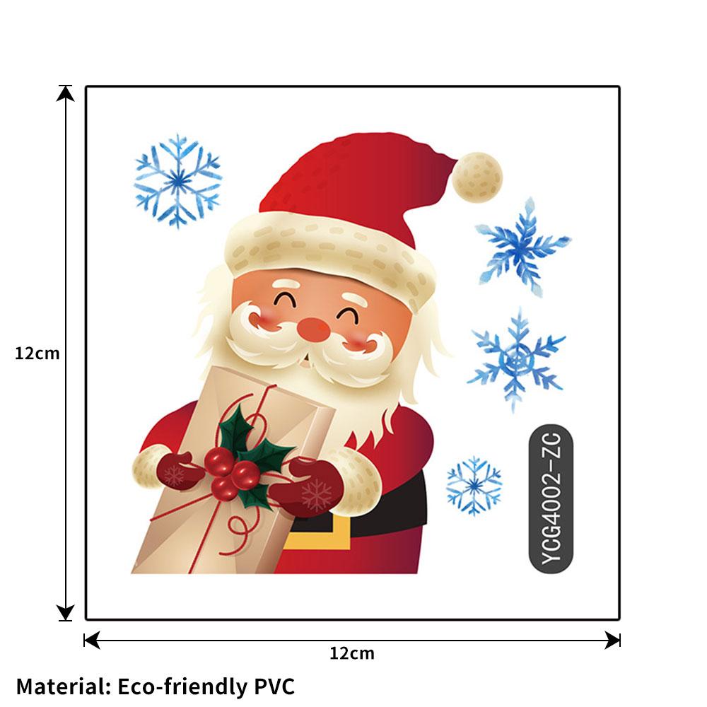 Luminous Switch Sticker Santa Claus Decor Wallpaper Wall Decals Living Room