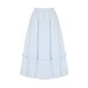 Sally Rustling Elastic Volume Long Skirt_I6B-Csk008