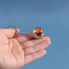Holder Bag Pendant Volleyball Tennis Keychain Ball Keyring Glass Ball Keychain Basketball Keychain