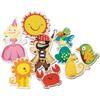 Set of 35 Magnetic Figurines Cayro - Multicolor - Pirate, Princess and Animals - 21x15x4 Cm