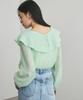Washable Ruffle Collar Light Green [BIS] Blouse, Women's, (33)