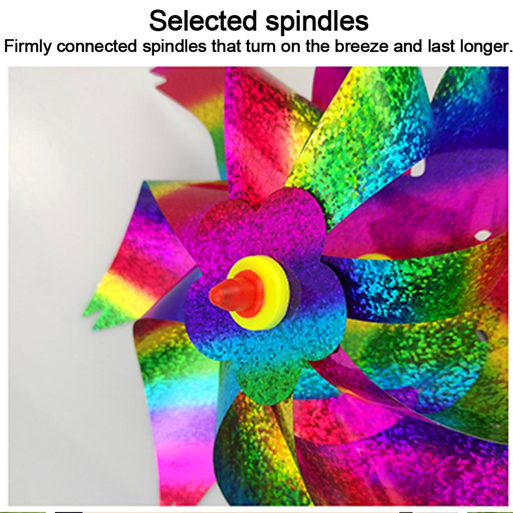 10piece Yard Windmill Bird Repeller Scare Birds Away Effectively Windmill Garden Bird Scare Pinwheel