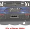 RT-TCZ Rauchglas-Abdeckung für Nebelschlussleuchte, Zierleiste, Außenzubehör für Ford Mustang 2018-2023