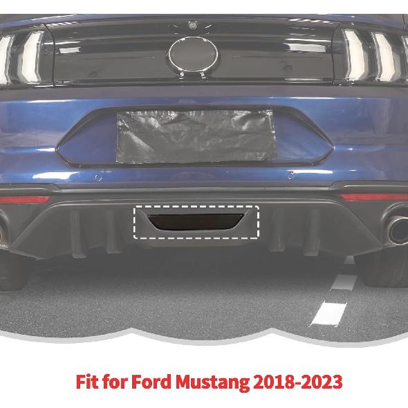 RT-TCZ Rauchglas-Abdeckung für Nebelschlussleuchte, Zierleiste, Außenzubehör für Ford Mustang 2018-2023
