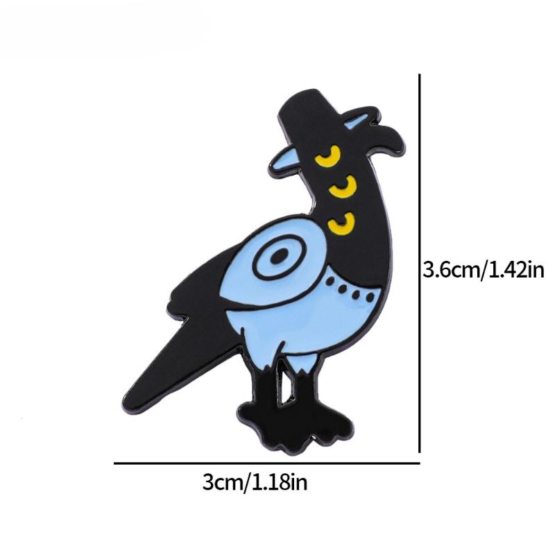 Happy Blue Cat Enamel Pin Fantastic Hunter Team Brooches Woman Men Backpack Badge Accessories Lapel Pin Jewelry Gift