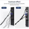 5M Cable Cable Ties Adhesive Fastener Tape Wrap DIY Reusable Double Side Hook and Loop Cable Straps Wires Management Straps