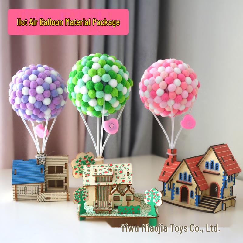 

Miao Jia DIY Luminous Hot Air Balloon 3D Puzzle for Kids